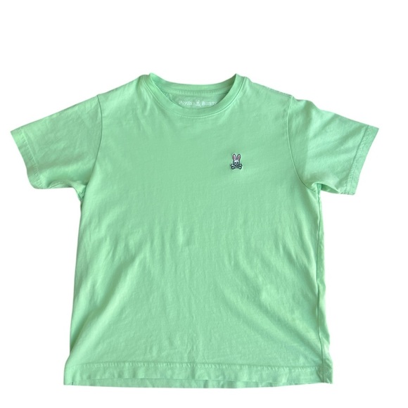 Psycho Bunny Mint Green Embroidered Logo Short Sleeve Crewneck T-Shirt - Picture 7 of 9